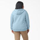 Women&#39;s Plus Heavyweight Full-Zip Hoodie - Clear Blue &#40;EU&#41;