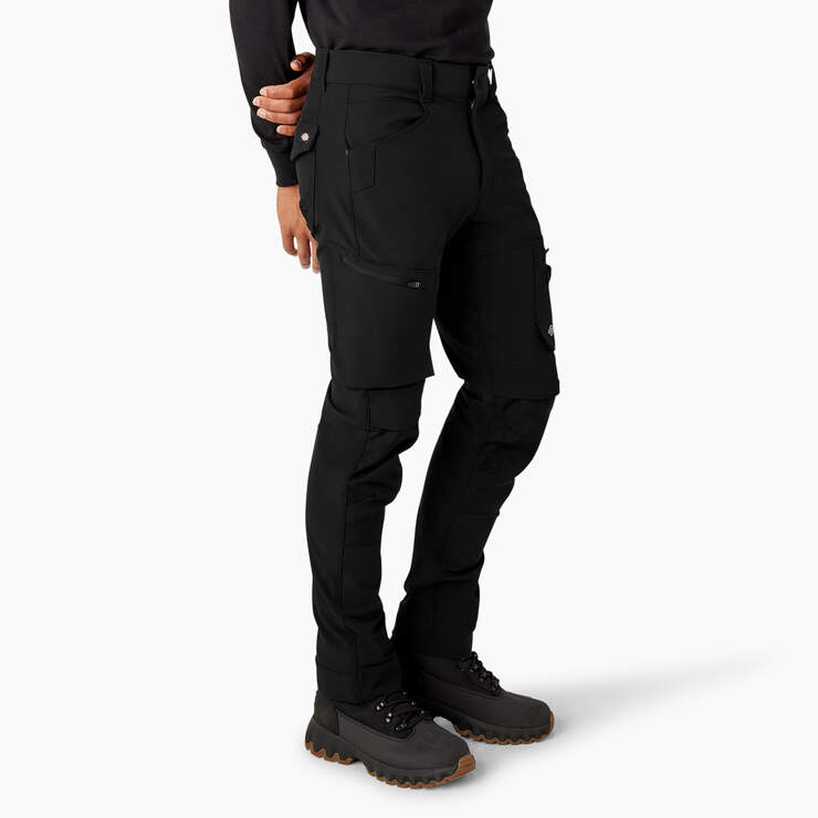 FLEX Slim Fit Double Knee Tapered Pants - Black (BKX) image number 4