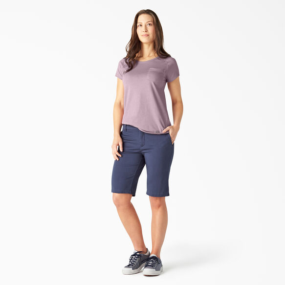 Women&#39;s Cooling Short Sleeve T-Shirt - Mauve Shadow Heather &#40;VSH&#41;