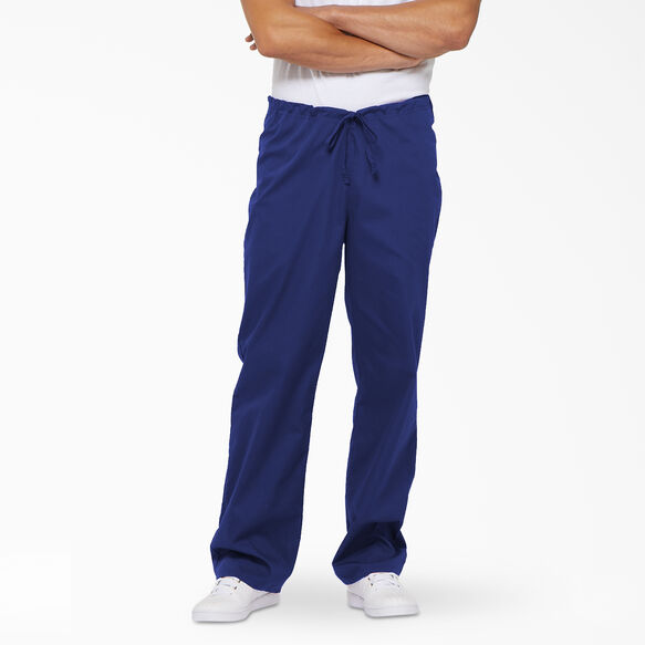 Unisex EDS Signature Drawstring Scrub Pants - GALAXY BLUE (GBL)
