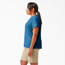 Women&#39;s Plus Short Sleeve Heavyweight T-Shirt - Vallarta Blue &#40;V2B&#41;