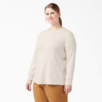 Women's Plus Long Sleeve Thermal Shirt - Oatmeal Heather (O2H)