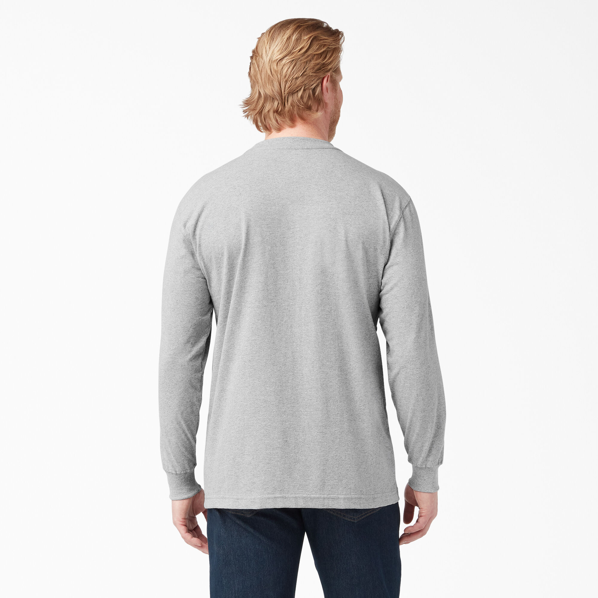 Dickies men's long sleeve heavyweight crew neck outlet