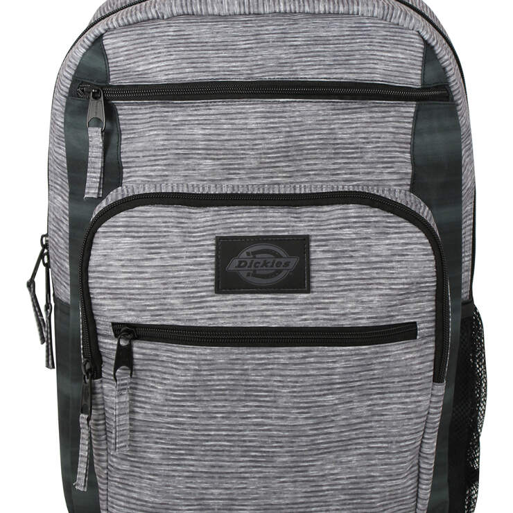 Double Deluxe Heather Striped Backpack - HEATHER STRIPES (HST) image number 1