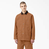 Stonewashed Duck Unlined Chore Coat - Stonewashed Brown Duck (SBD)