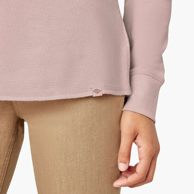 Women’s Long Sleeve Thermal Shirt - Peach Whip (P2W) image number 7