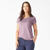 Women's Cooling Short Sleeve Pocket T-Shirt - Mauve Shadow Heather (VSH)