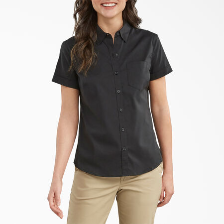 Women&#39;s Button-Up Shirt - Black &#40;BK&#41;