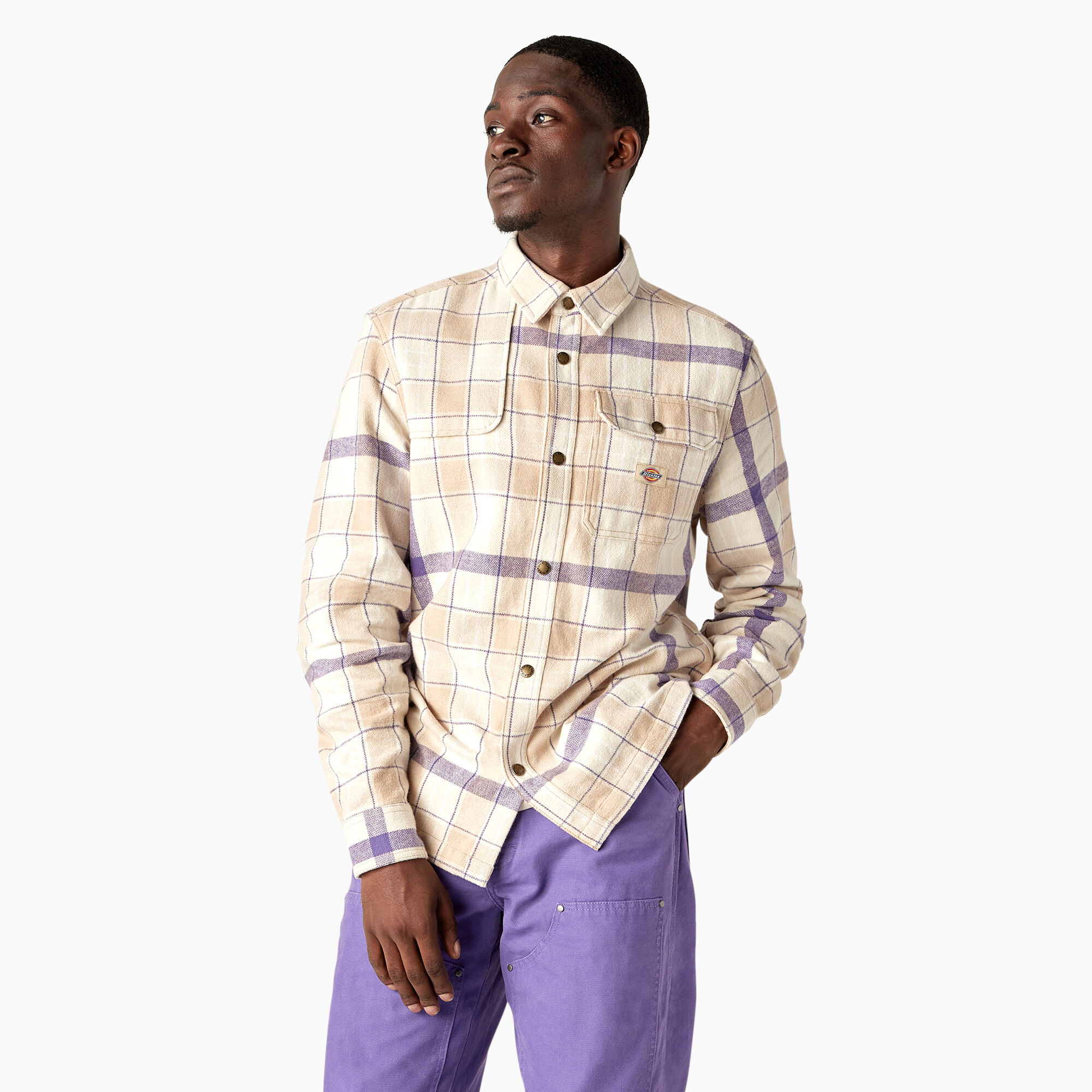 Nimmons Plaid Long Sleeve Shirt Dickies US