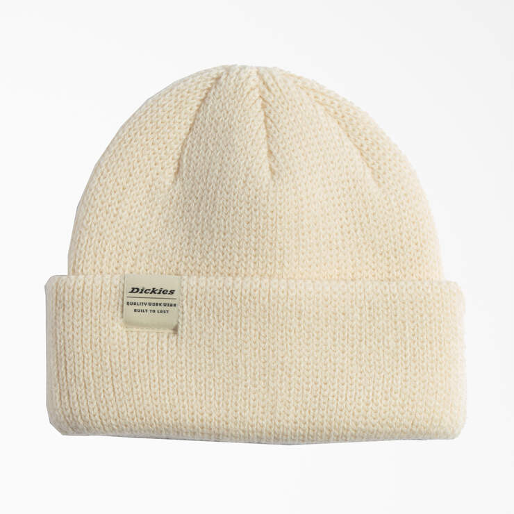 Thick Knit Beanie - Natural/Whitecap Gray (NWY) image number 1