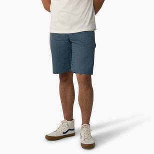 Hickory Stripe Carpenter Shorts, 11"