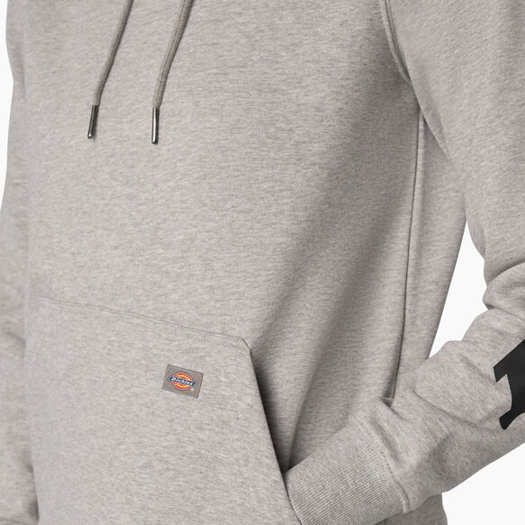 Women&#39;s Heavyweight Logo Sleeve Pullover - Heather Gray &#40;HG&#41;