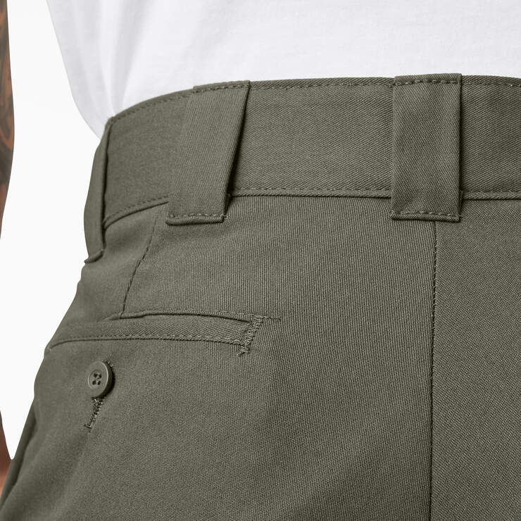 FLEX Regular Fit Cargo Pants - Moss Green (MS) image number 8