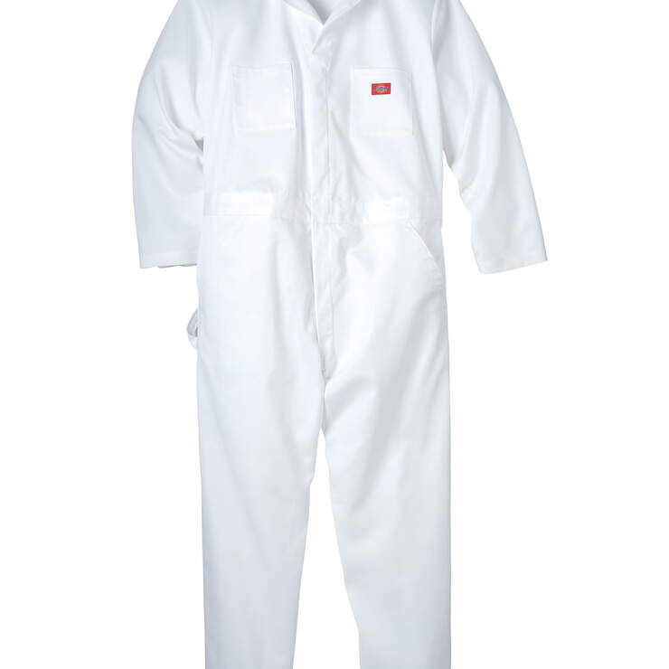 Painter's Long Sleeve Coveralls - White (WH) image number 1