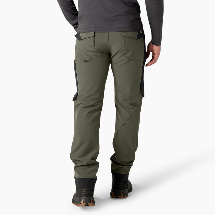 FLEX Slim Fit Double Knee Tapered Pants - Moss/Black (CMB) image number 2