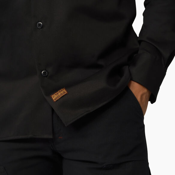 Dickies 1922 Premium Twill Long Sleeve Shirt - Rinsed Black &#40;RBK&#41;