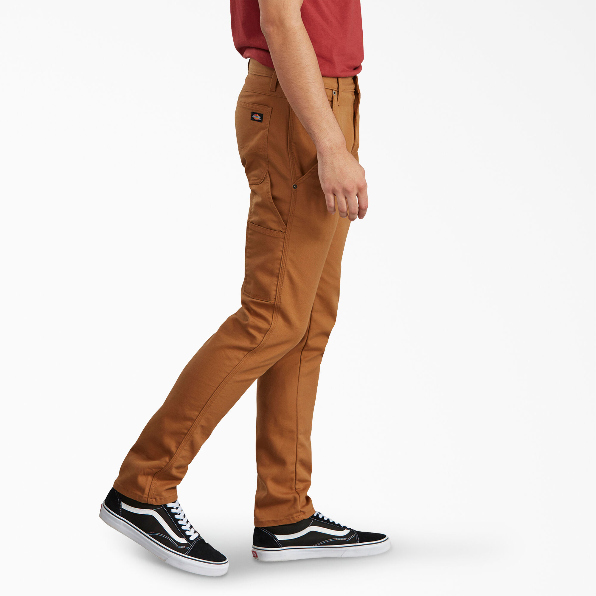 Slim Fit Tapered Leg Carpenter Duck Pants