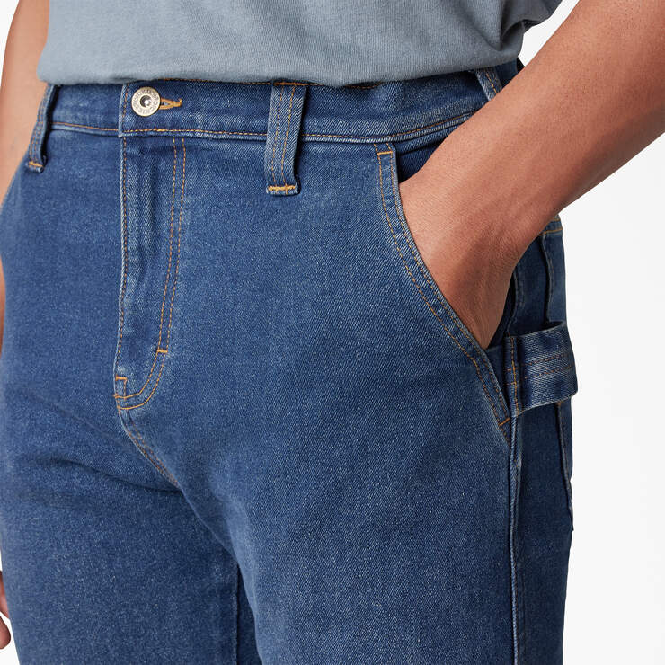FLEX Regular Fit Carpenter Utility Jeans - Medium Denim Wash (MWI) image number 10