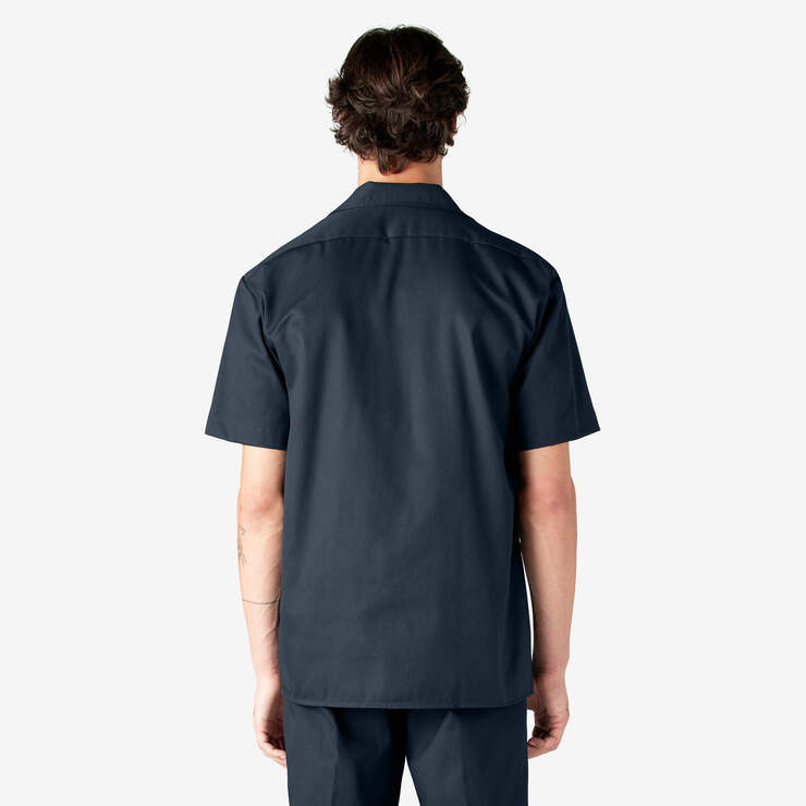 Short Sleeve Work Shirt - Dark Navy (DN) image number 2