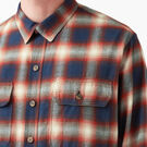 Dickies 1922 Plaid Flannel Shirt - Barn Red Dark Navy Plaid &#40;RDV&#41;