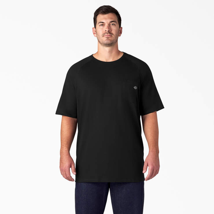 Cooling Short Sleeve Pocket T-Shirt - Black (BK) image number 4