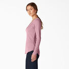 Women&#39;s Henley Long Sleeve Shirt - Dusty Orchid &#40;KDD&#41;