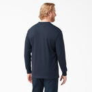 Heavyweight Long Sleeve Henley T-Shirt - Dark Navy &#40;DN&#41;