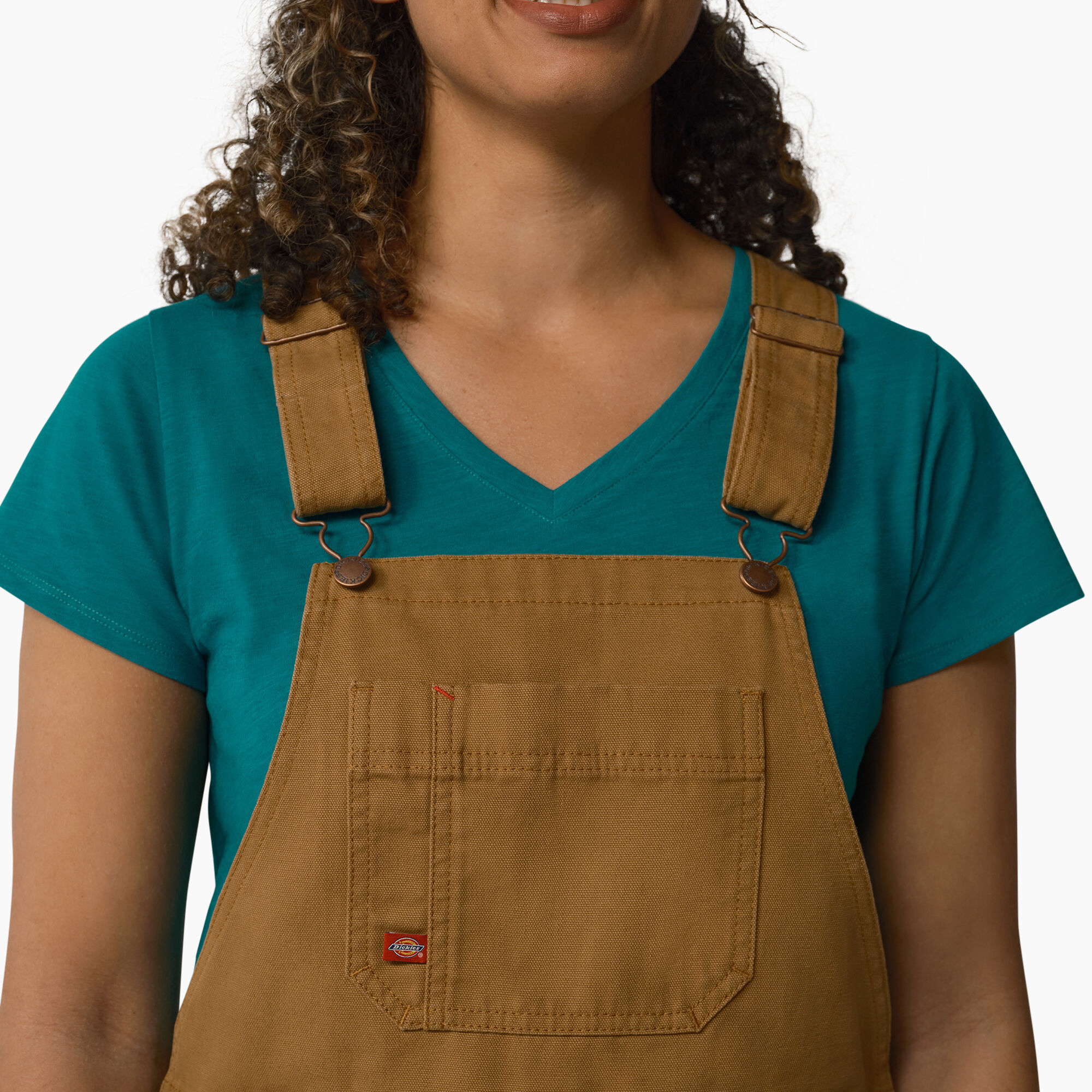 Women s Relaxed Fit Bib Shortalls 7