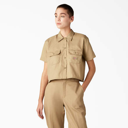 Women's Cropped Work Shirt
