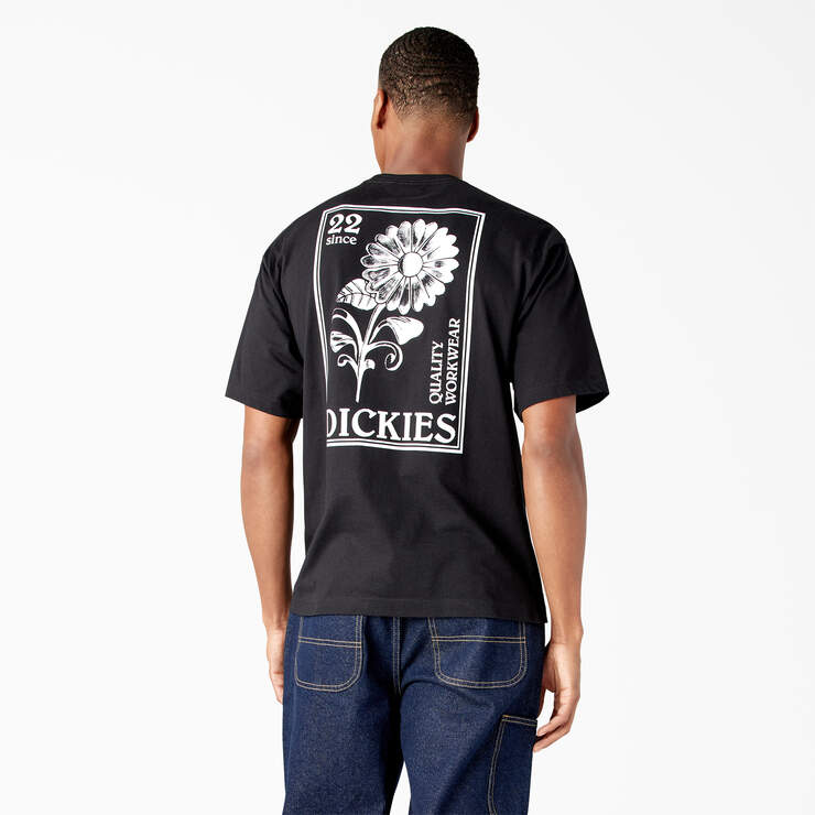 Garden Plain Graphic T-Shirt - Black (KBK) image number 1