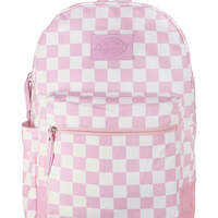 Colton Pink Checkered Backpack - Pink White Checkered (CKW)