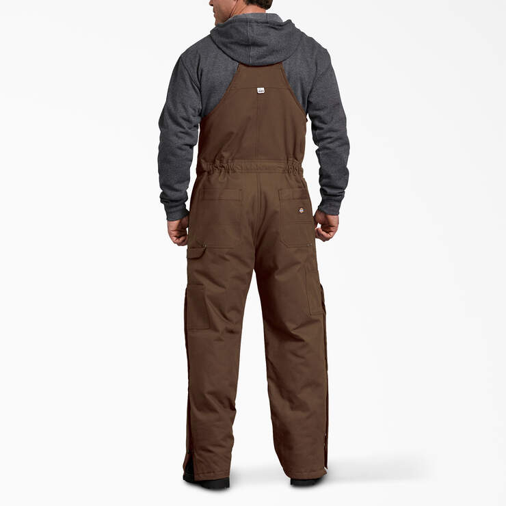 Sanded Duck Insulated Bib Overalls - Timber Brown (TB) image number 2