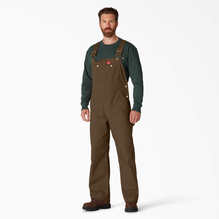 Classic Bib Overalls - Rinsed Timber Brown (RTB) image number 1