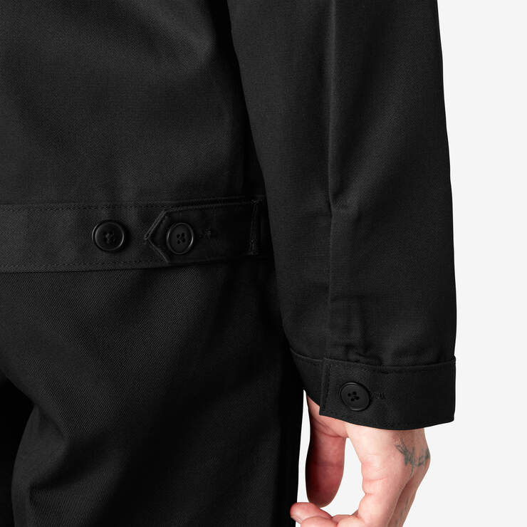 Unlined Eisenhower Jacket - Black (BK) image number 17