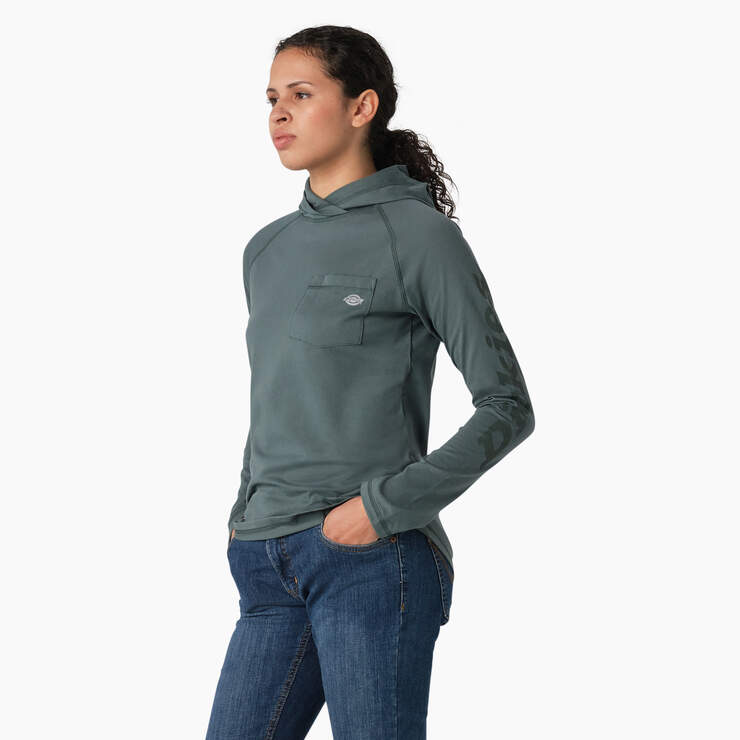 Women's Cooling Performance Sun Shirt - Lincoln Green (LN) image number 3