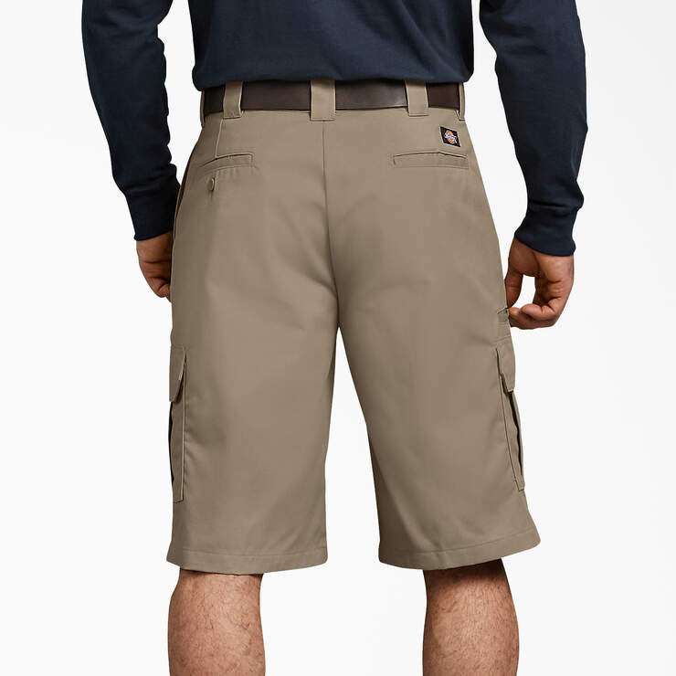 FLEX Relaxed Fit Cargo Shorts, 13" - Desert Sand (DS) image number 6