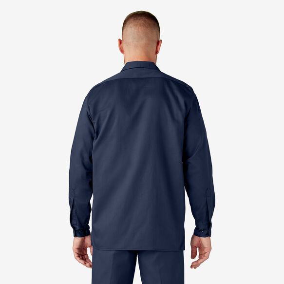 Long Sleeve Work Shirt - Navy Blue &#40;NV&#41;