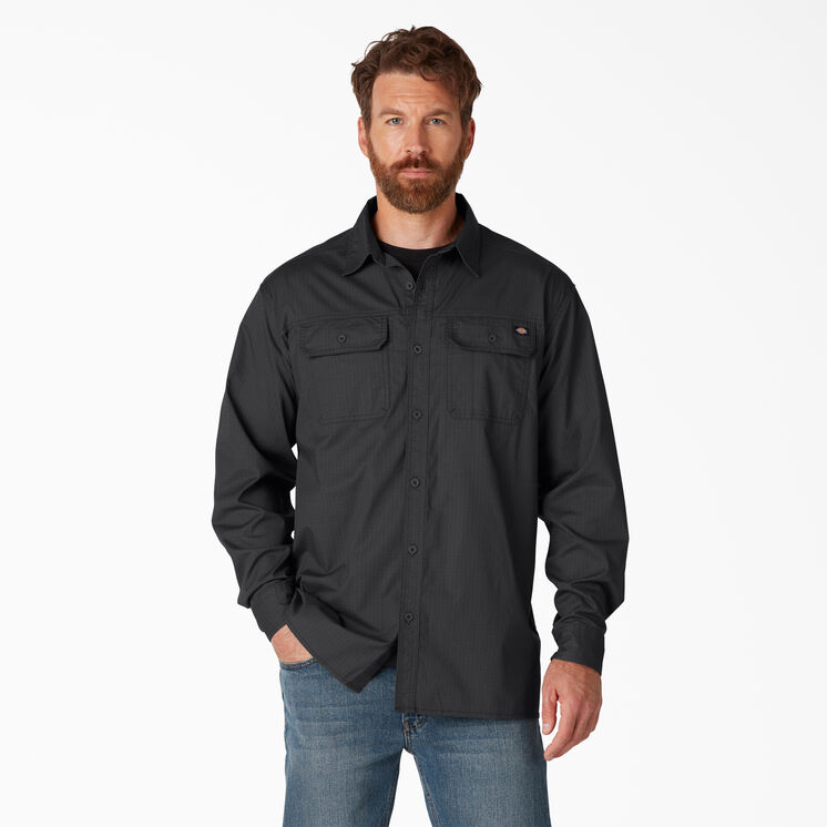 FLEX Ripstop Long Sleeve Shirt - Rinsed Black &#40;RBK&#41;