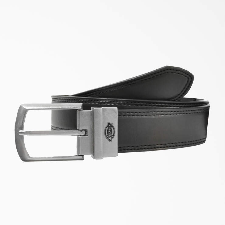 Leather Reversible Belt - Black (BK) image number 1