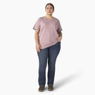 Women&#39;s Plus Heavyweight Short Sleeve Pocket T-Shirt - Lilac &#40;LC&#41;