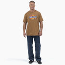 Short Sleeve Tri-Color Logo Graphic T-Shirt - Brown Duck &#40;BD&#41;