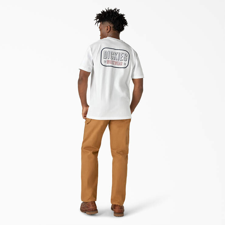 Workwear Sign Heavyweight T-Shirt - White (0WH) image number 8
