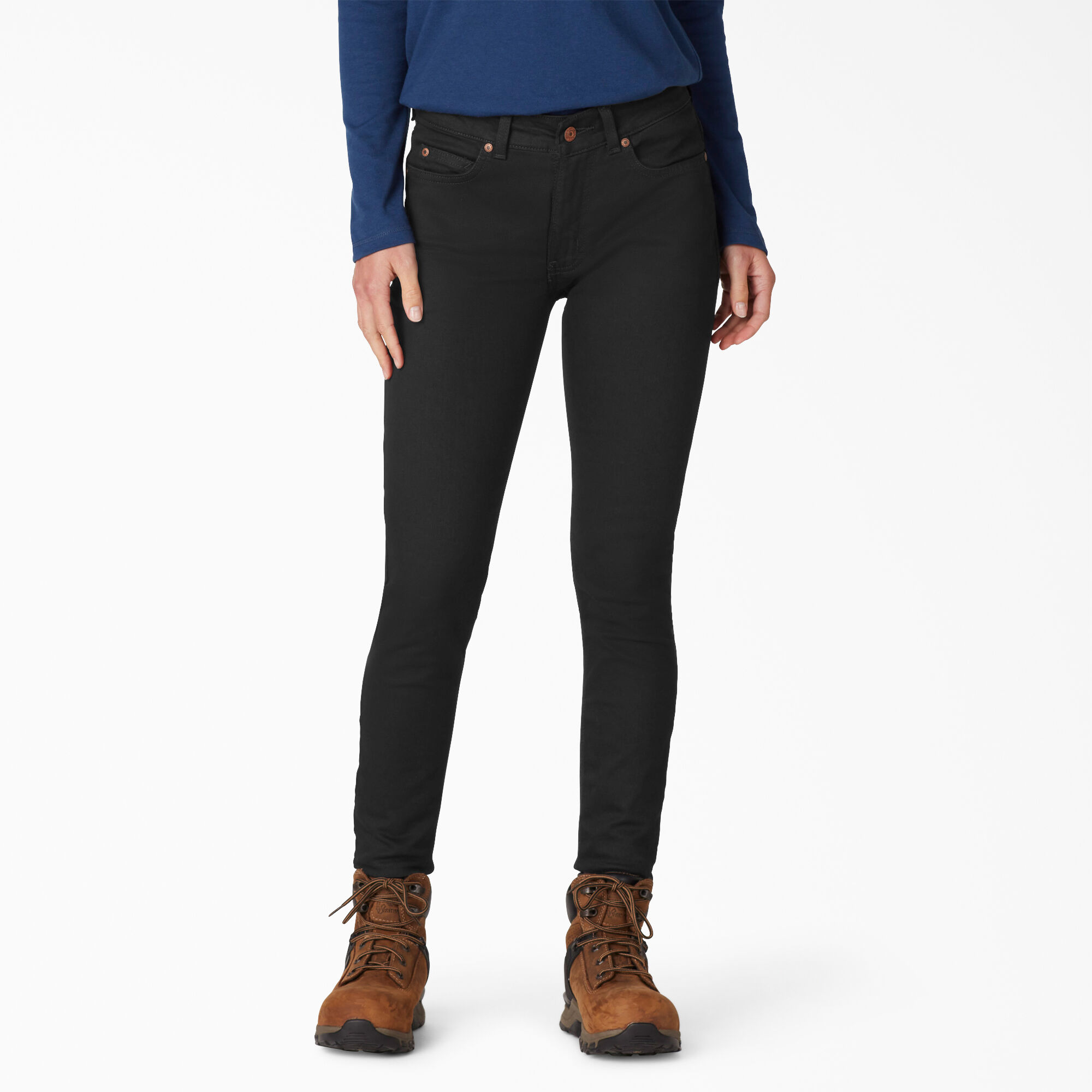 Dickies black top skinny jeans