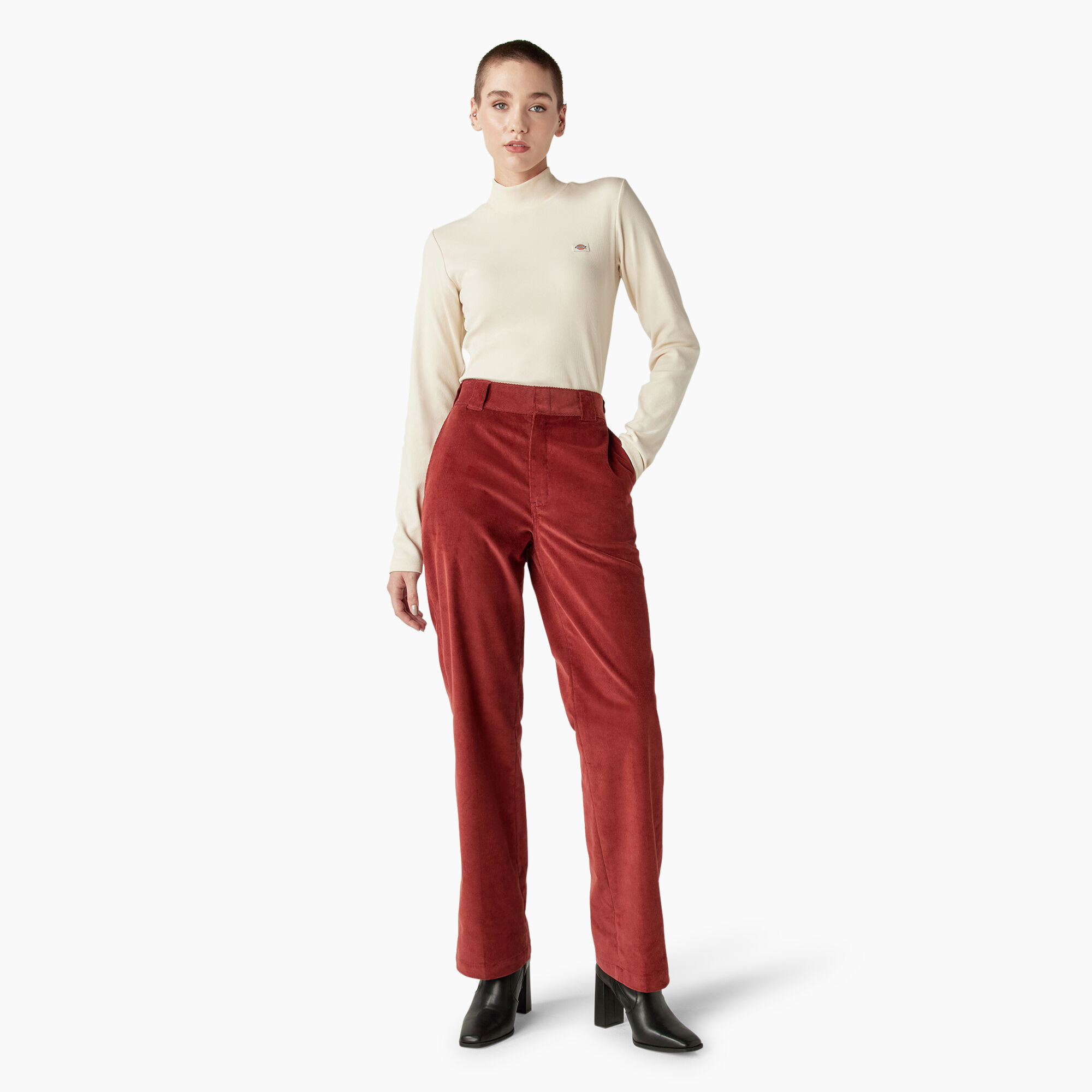 Wide top leg corduroy
