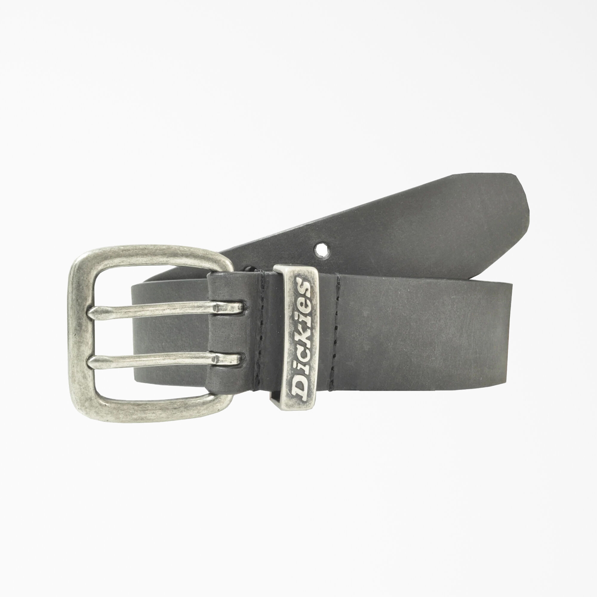 Leather Double Prong Buckle Belt