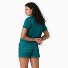 Women&#39;s Relaxed Fit Cropped Work Shirt - Deep Lake &#40;DL2&#41;