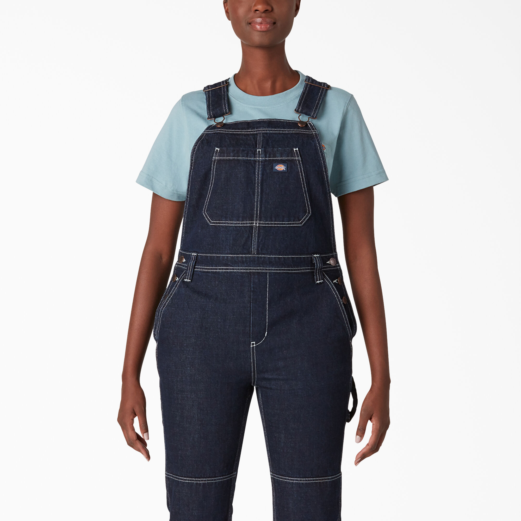 Dickies women's clearance denim bib overall