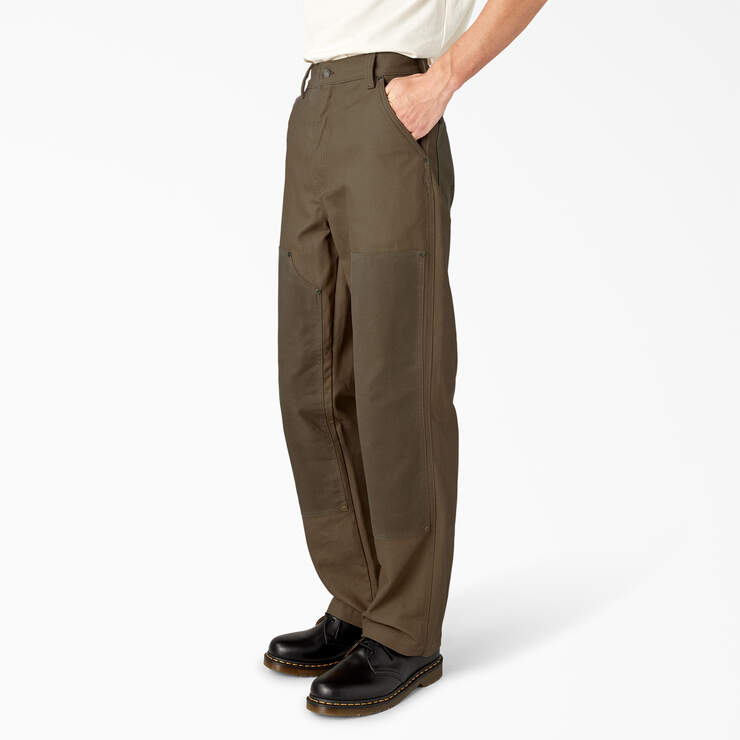 Lucas Waxed Canvas Double Knee Pants - Acorn (AC2) image number 3