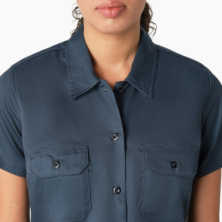 Women's 574 Original Work Shirt - Airforce Blue (ASL) image number 5
