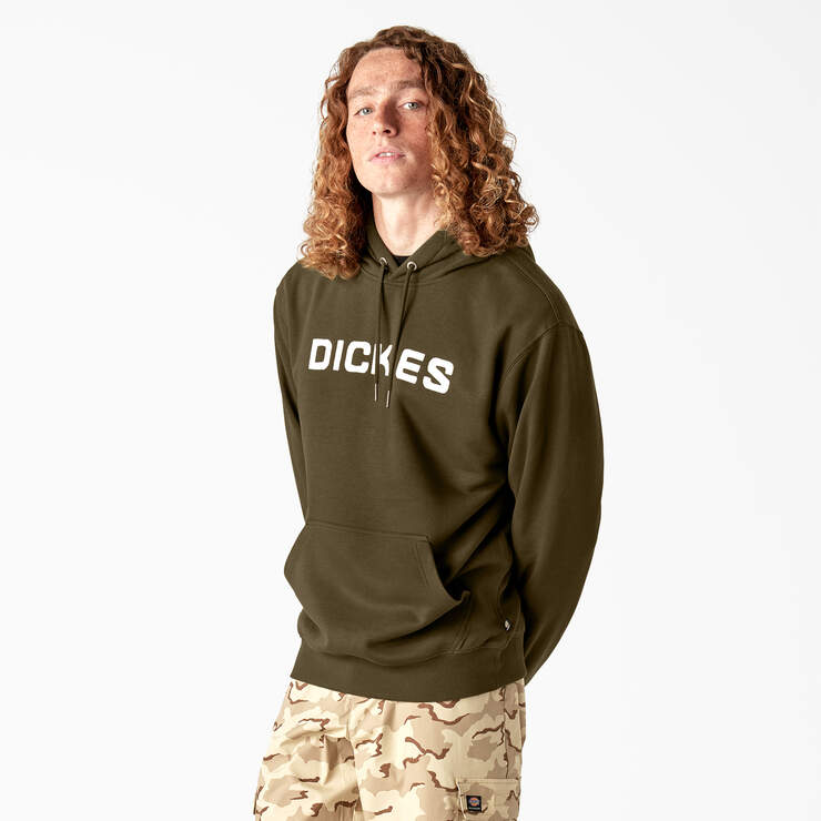 Dickies Skateboarding Graphic Hoodie - Dark Olive (DV9) image number 3
